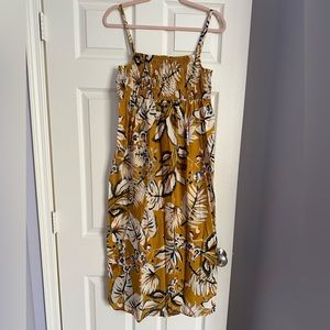 Zara sleeveless midi dress size s